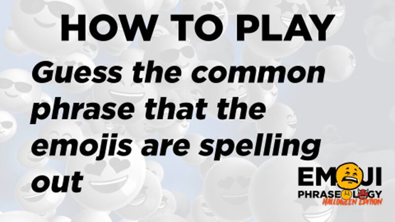 Emoji Phraseology - Halloween Edition